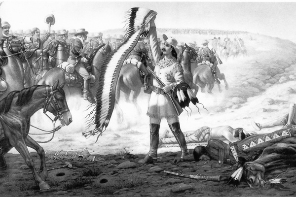 Buffalo Bill’s First Scalp for Custer