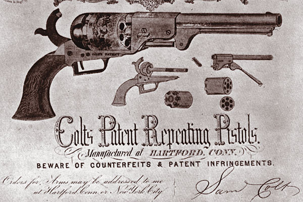Colt Revolver Cylinder Scenes