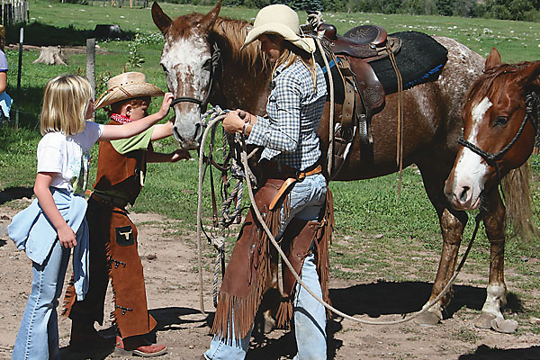 Finding the right ranch horse on your riding vacations.