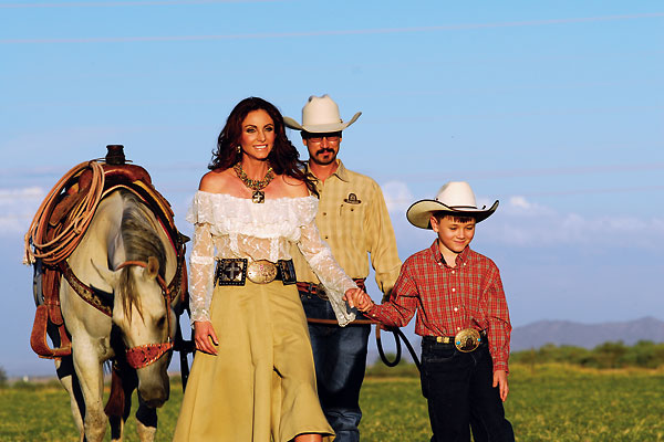The Olson family is living the dream at John Wayne’s former ranch property.