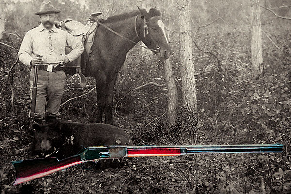 Frontiersmen and big-game hunters loved the 1876 Winchester repeating rifle.