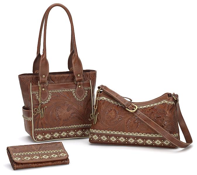 American West Western Handbag Annie's Conceal Carry Sand 8952471C | eBay