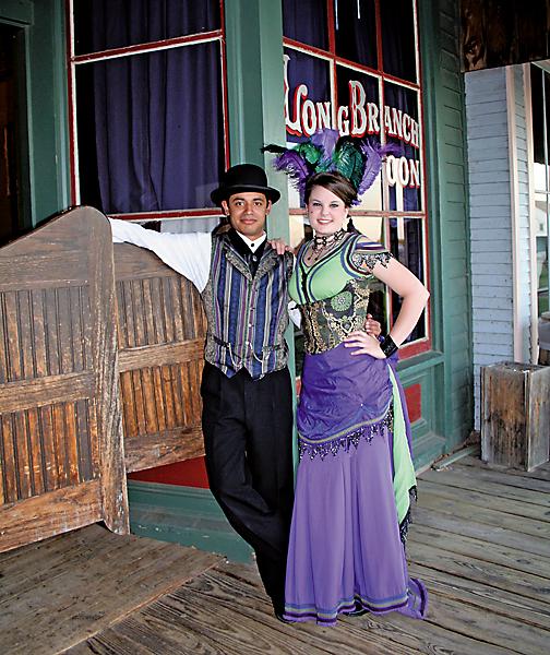 Long Branch Variety Show Cast-Long Branch Saloon-Boot Hill-DODGE