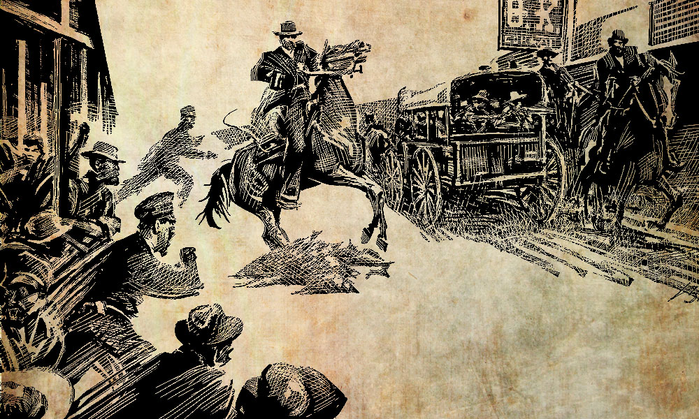 Wyatt Earp vs Tombstone Mob