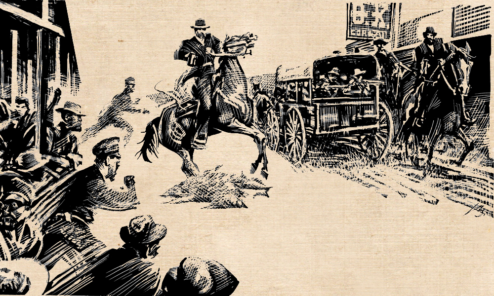 Wyatt Earp vs. a Tombstone Mob