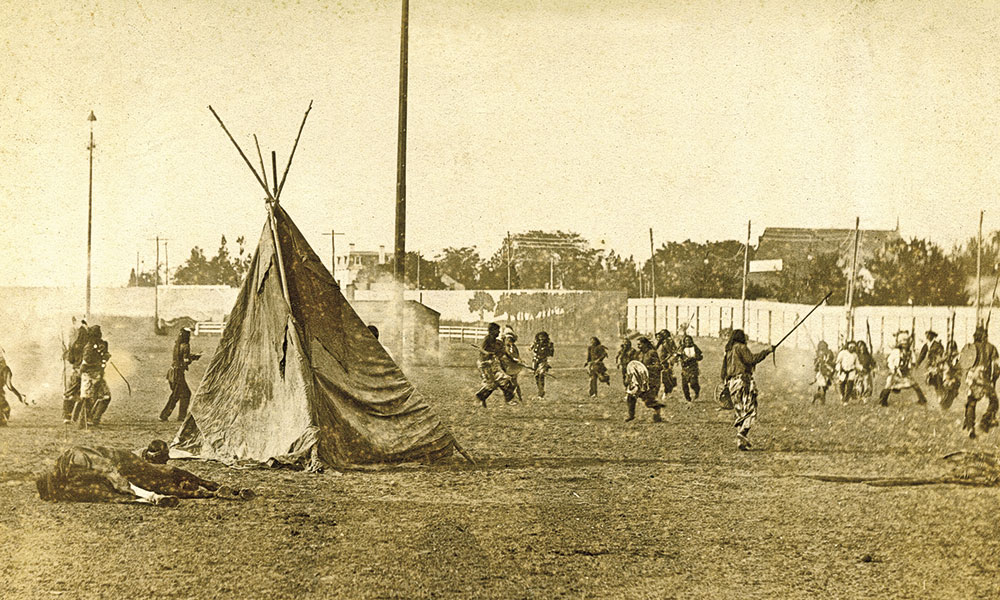 Buffalo Bill's Wild West show was a frequent visitor to the Inland