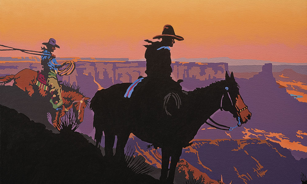 Vaqueros Buckaroos Cowboys Artwork Western Art True West