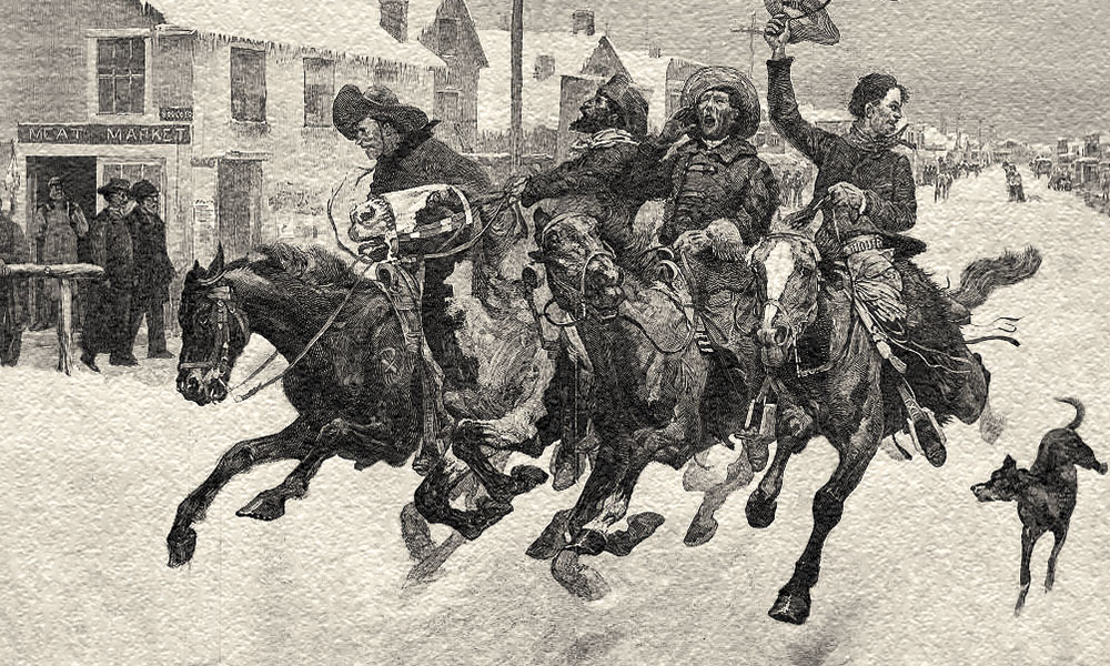 Bozeman Christmas Cowboys History True West