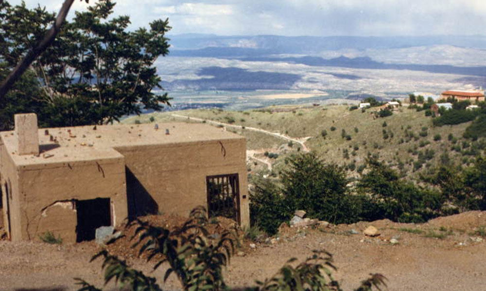 The sliding jail in Jerome, Arizona True West