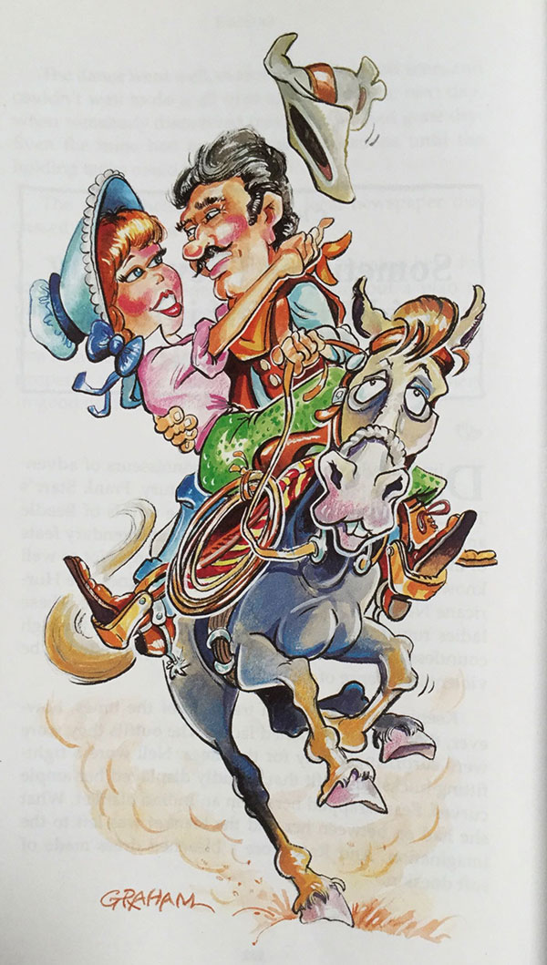 King Woolsey and Mary Taylor Elopement. Illustration by Jack Graham True West