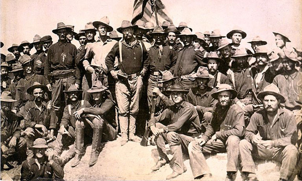 teddy roosevelt with rough riders