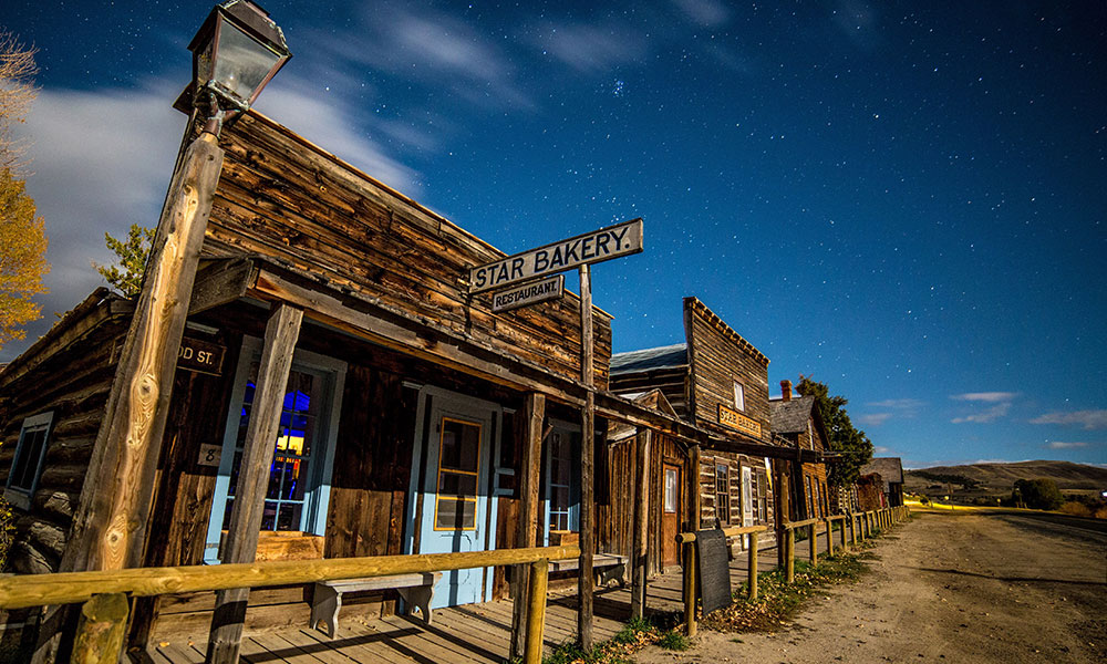 ghost town front southwest montana