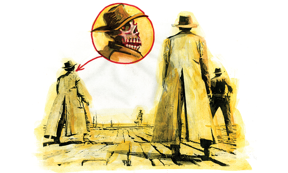 once upon a time in the west illustration by bob boze bell