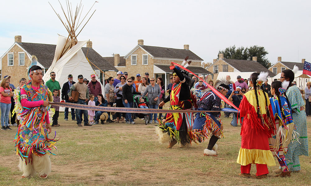 american indian dances tribal christmas old fort concho texas
