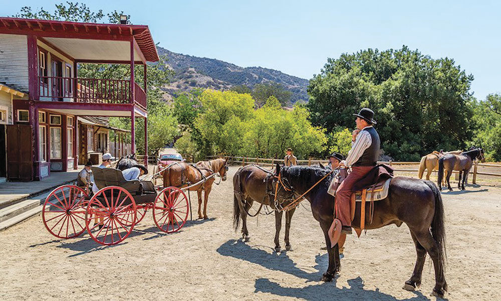 Fire Engulfs Paramount Western Ranch