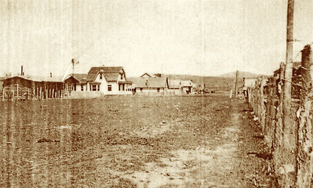 old west dixon wyoming field fence farm true west magazine