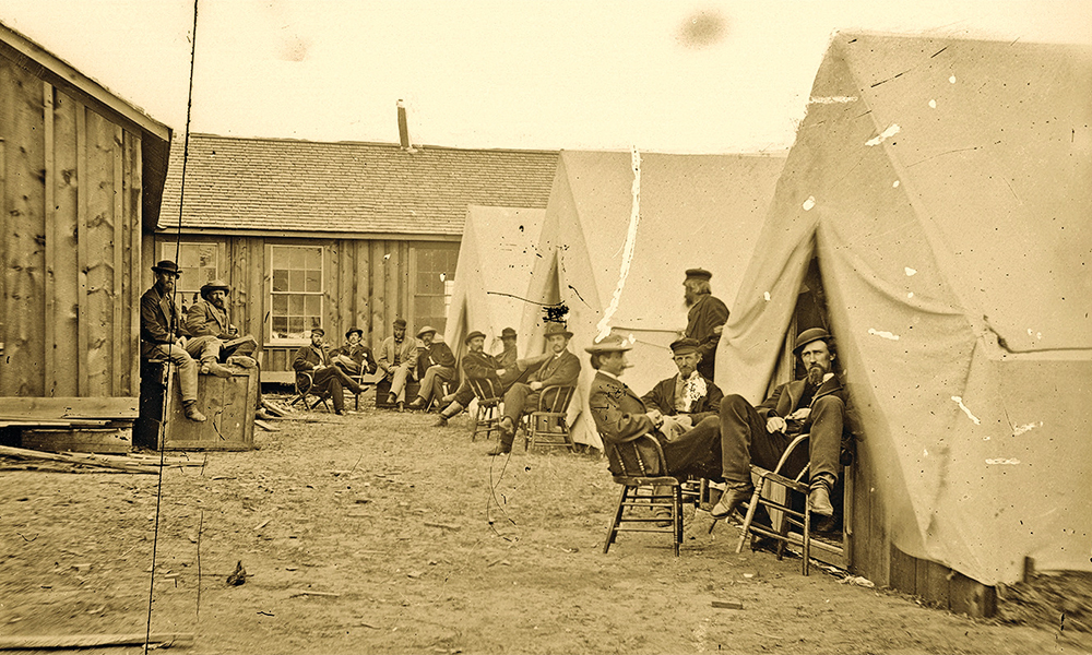 laramie historic railroad depot cowboy tents camping true west magazine