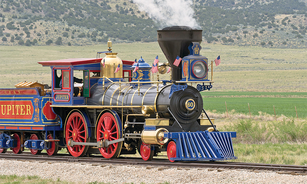 golden spike national historic site promontory utah jupiter locomotive true west magazine