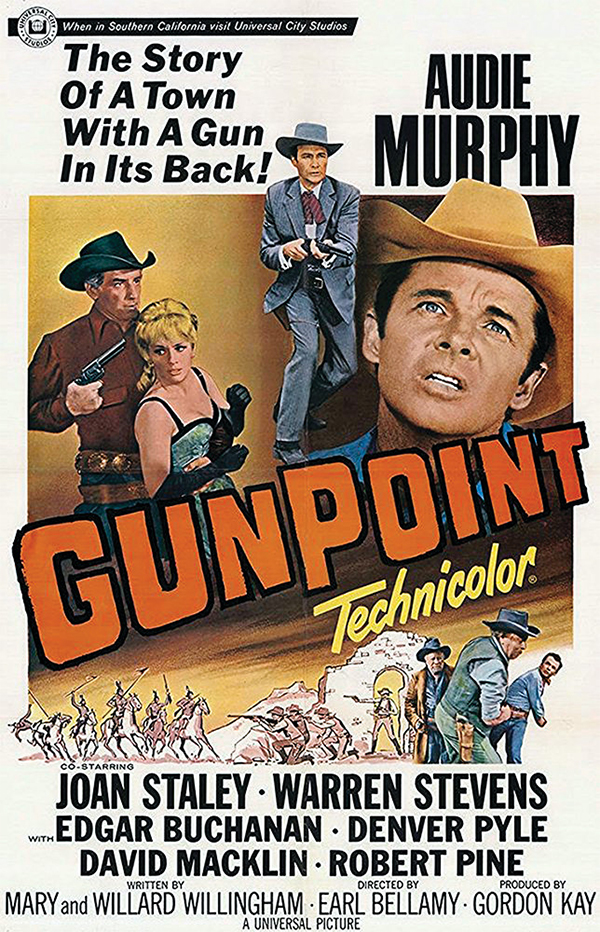 gunpoint moive poster audie murphy cast universal pictures true west magazine