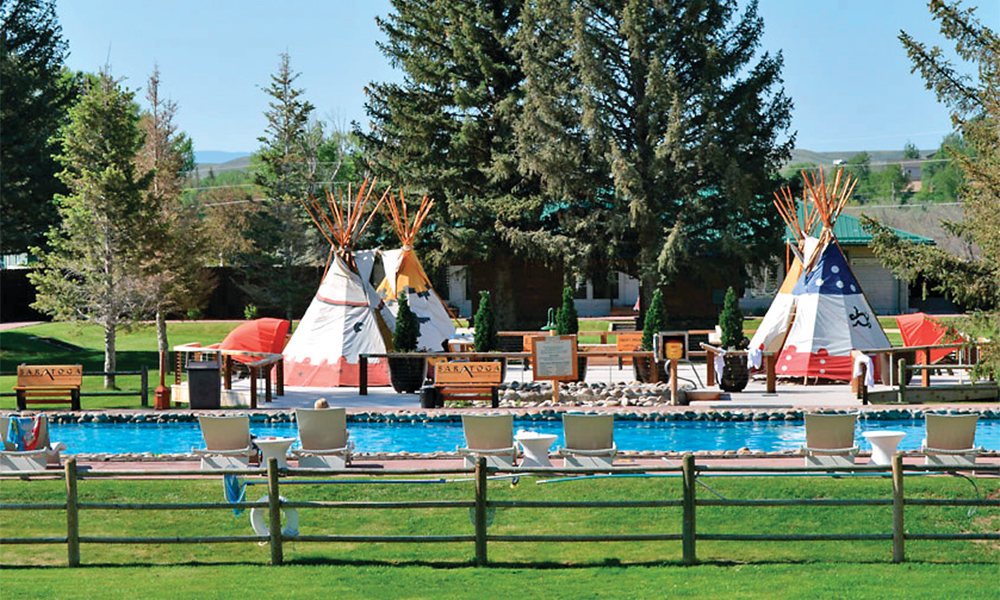 saratoga resort and spa teepee pool true west magazine