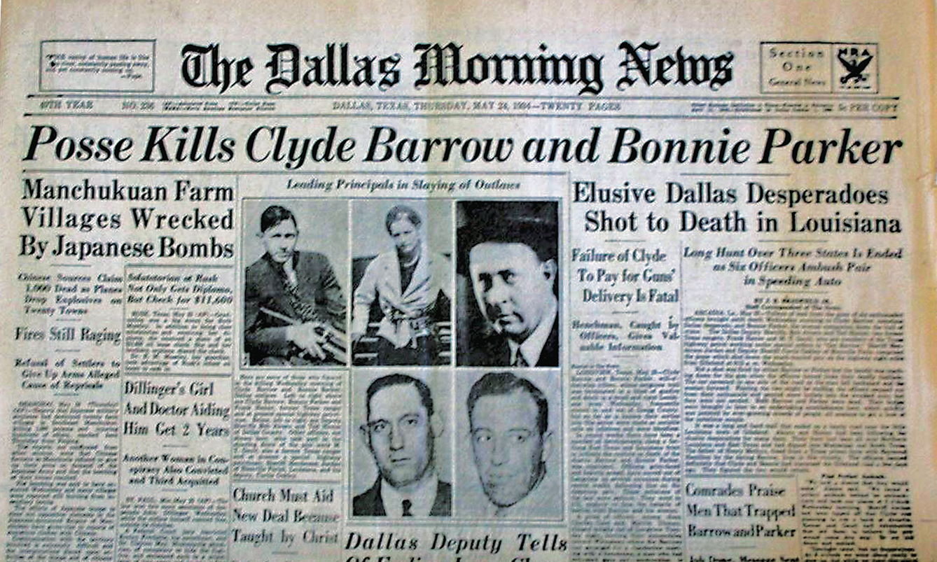 bonnie parker clyde barrow frank hamer true west magazine