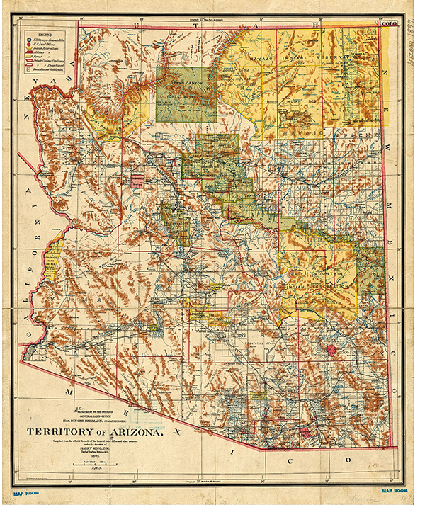 arizona territory map true west magazine