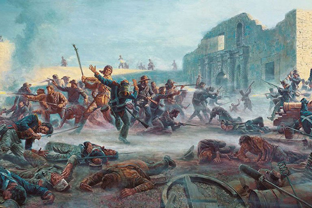 battle of the alamo painting true west magazine