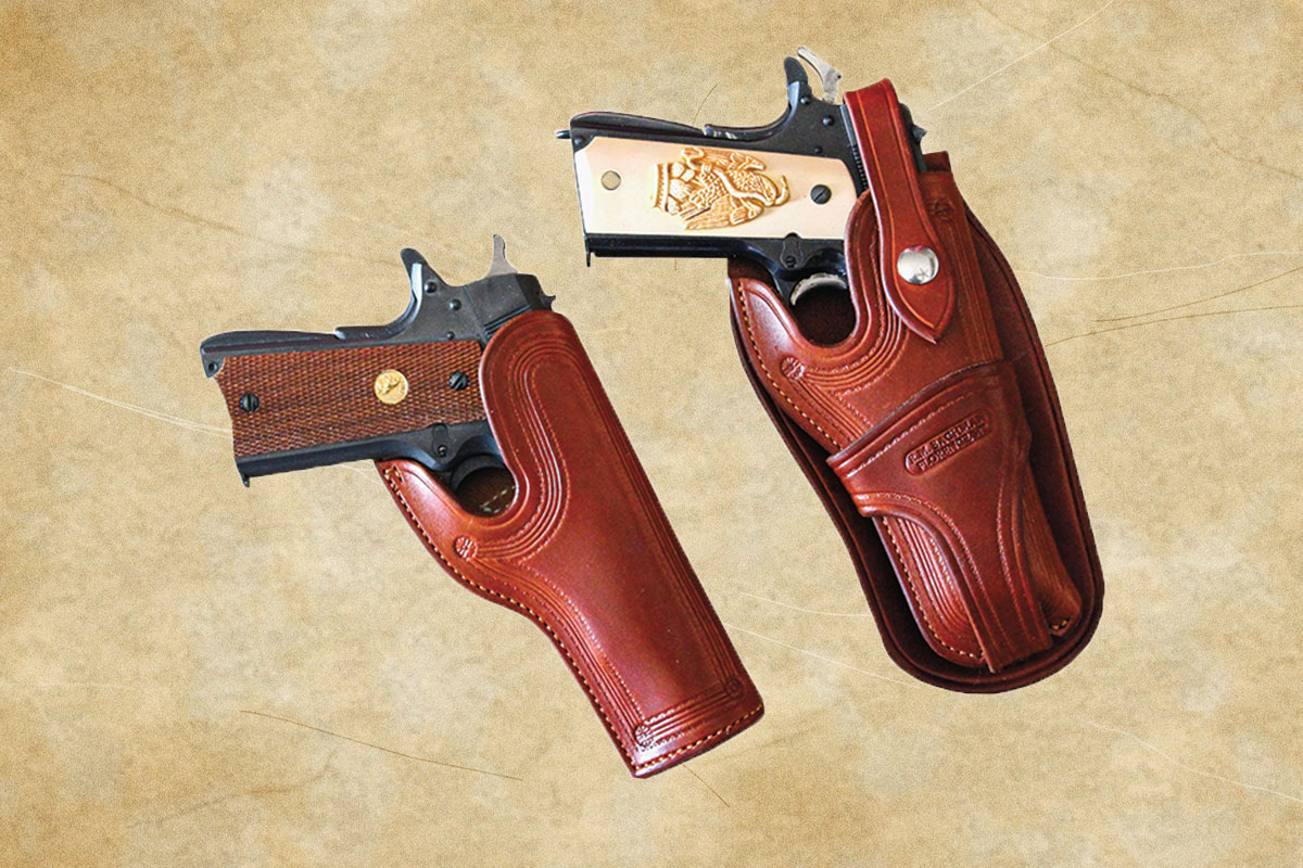 leather gun holsters shooting from the hip true west magazine
