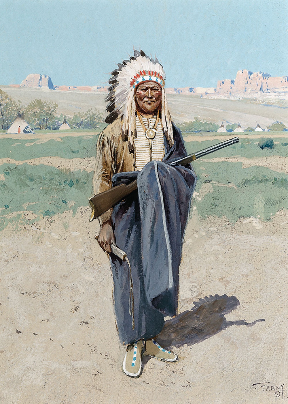 henry farny indian chief true west magazine