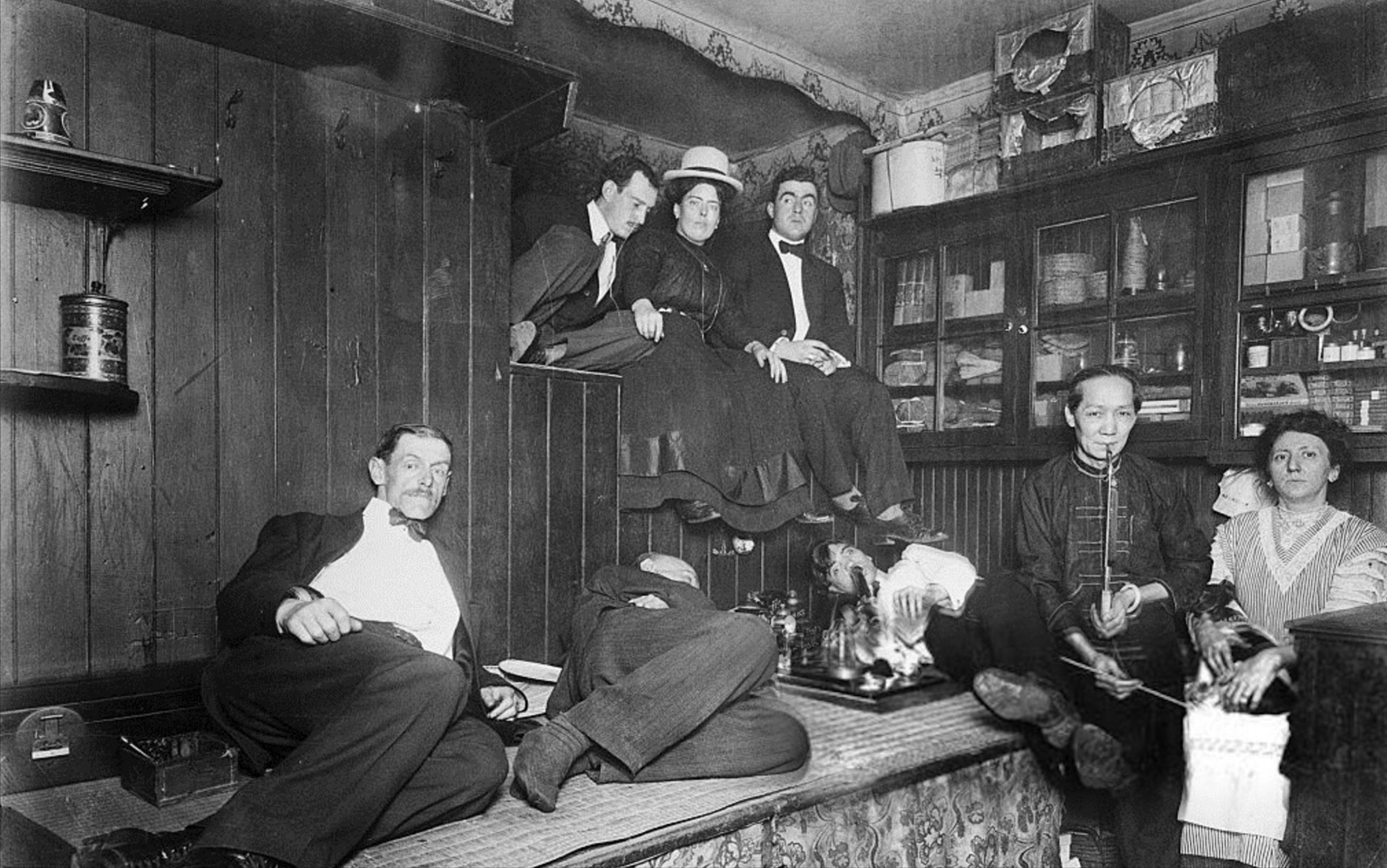 Opium Dens in the West During the heyday of the Old West drugs were pretty common and legal.