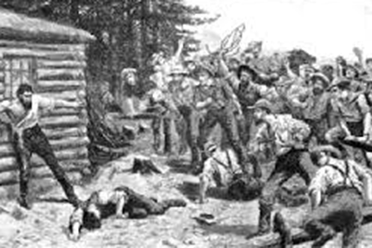 Mining Camp Law When the first Argonauts came to California and established mining camps, there were no laws to speak of...