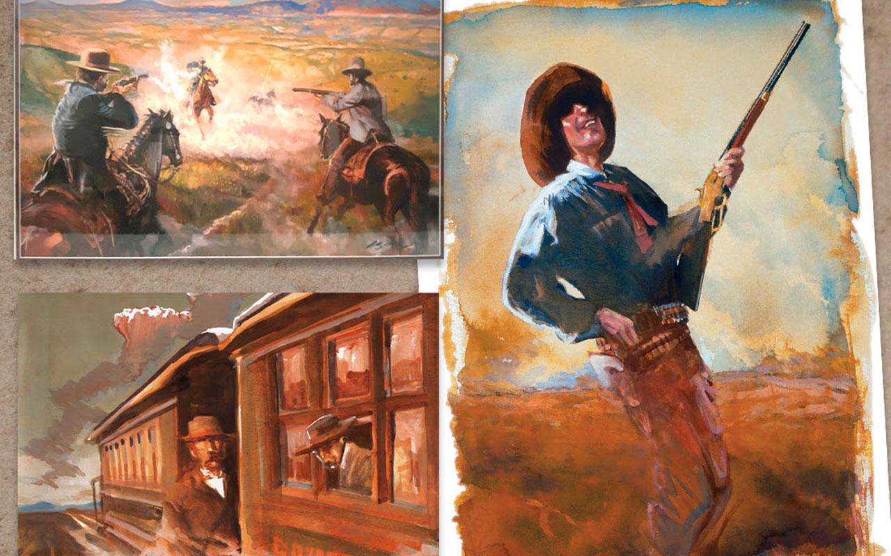 Secure Your Piece of True West History Bob Boze Bell's art from the walls of True West World Headquarters is up for grabs!