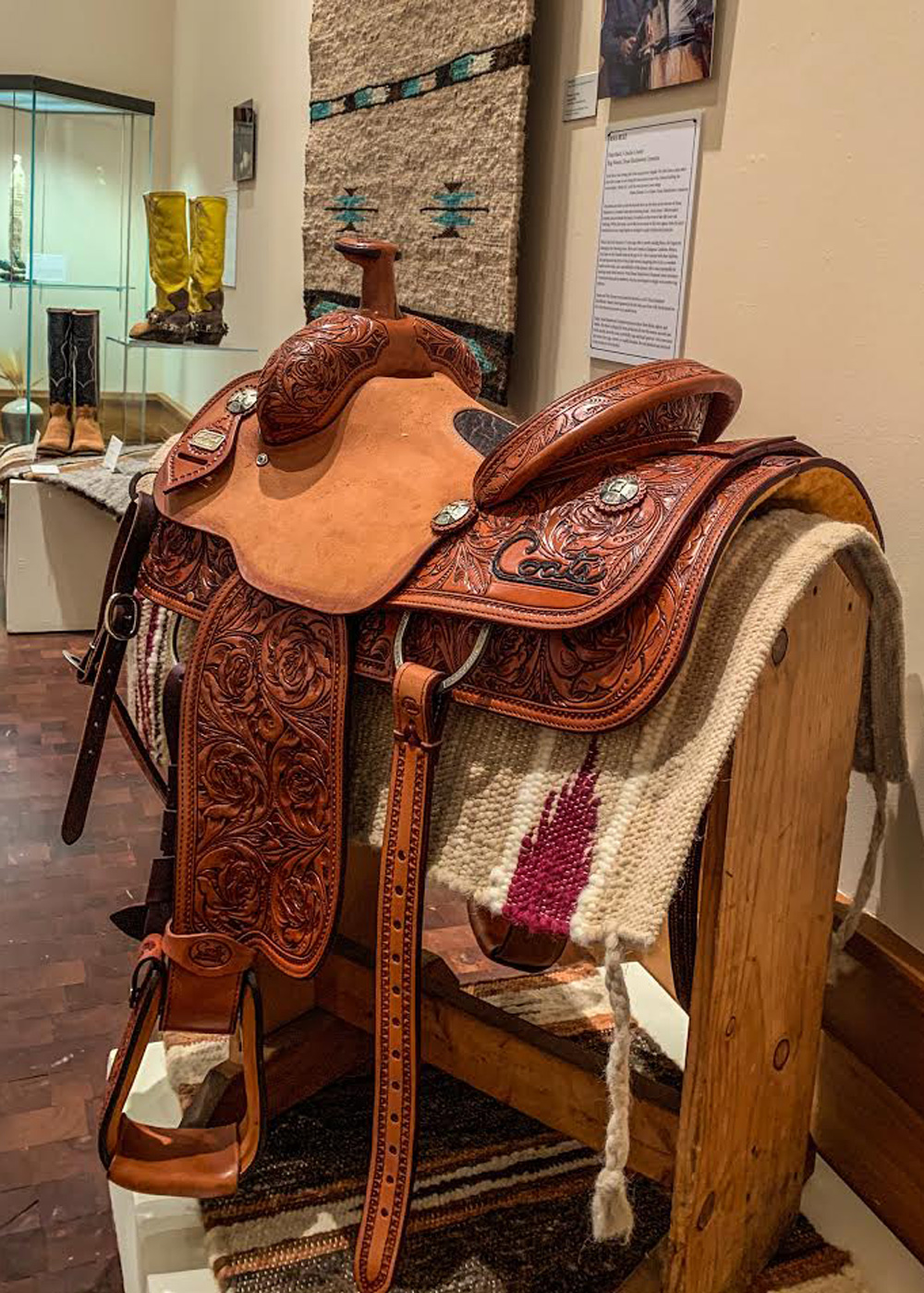saddle maker true texas exhibit true west magazine