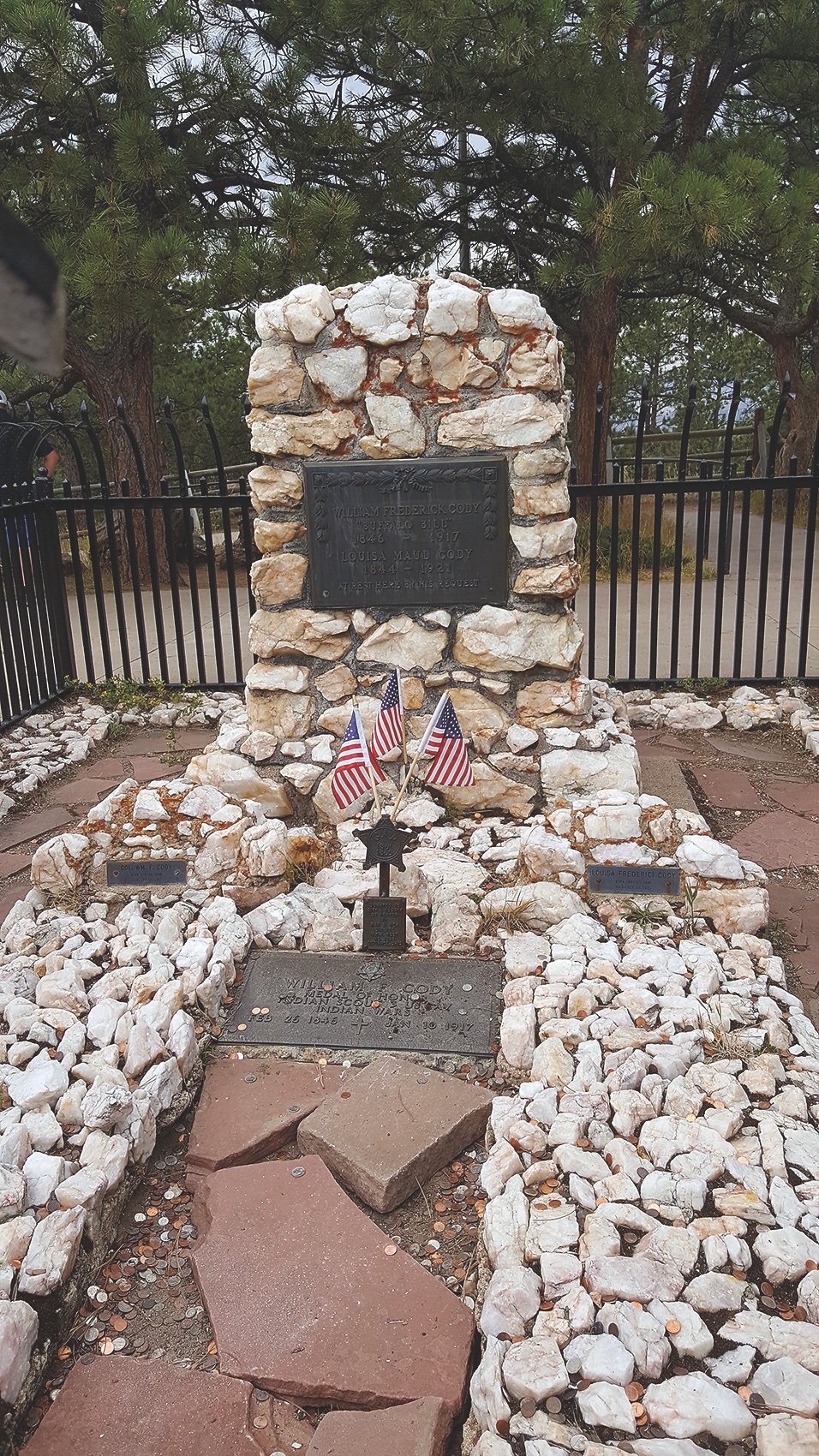 Buffalo Bill's grave, on Lookout Mountain above Golden, Colorado