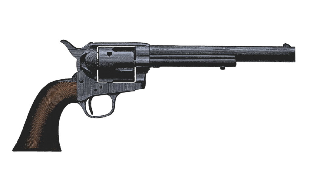 Old West Revolver Metal Earth